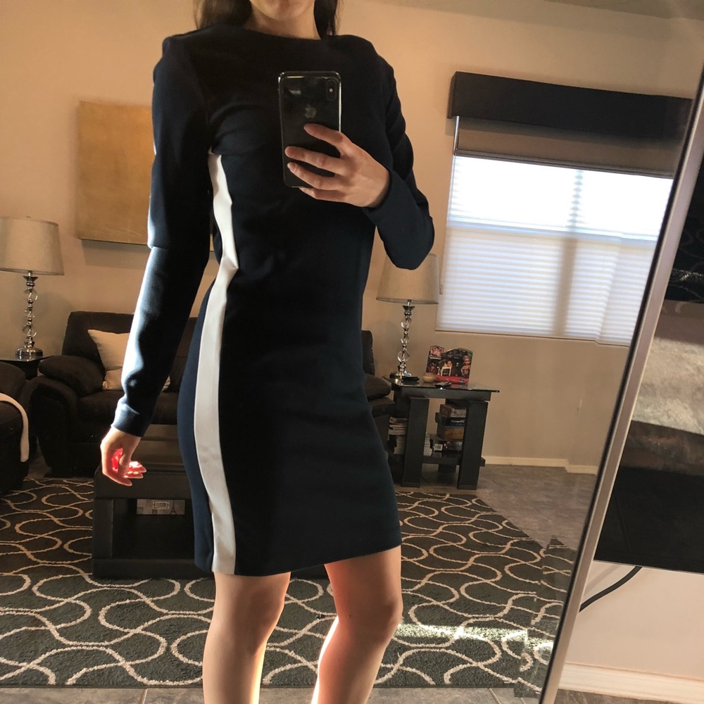 Michael Kors Brand New Navy Blue Short Dress